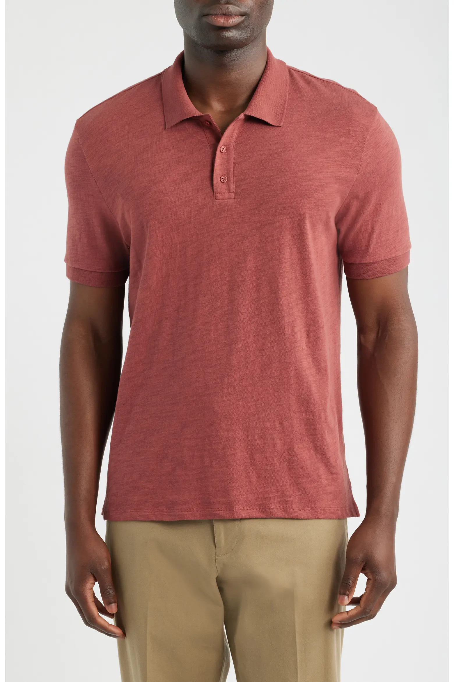 Cotton Slub Jersey Polo (Men) | Nordstrom | Nordstrom