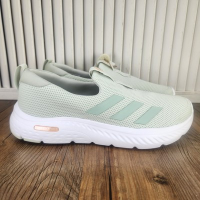 Adidas Cloudfoam Move Lounger Womens Size 7.5 Green Slip On Comfort Shoes JH6312 | eBay | eBay US