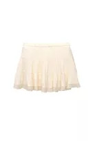 Ruffled mini skirt with lace hem | PULL and BEAR UK