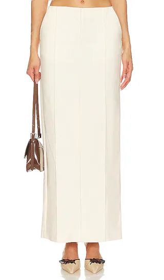 Oraya Maxi Skirt in Cream | Revolve Clothing (Global)