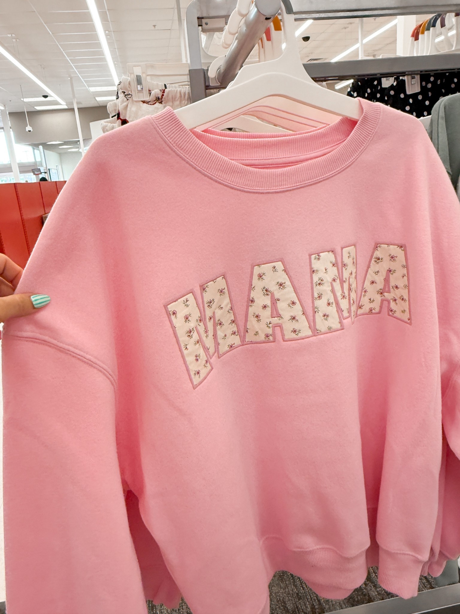Mama embroidery crewneck 