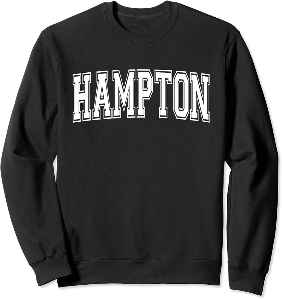 HAMPTON VA VIRGINIA USA Vintage Sports Varsity Style Sweatshirt | Amazon (US)