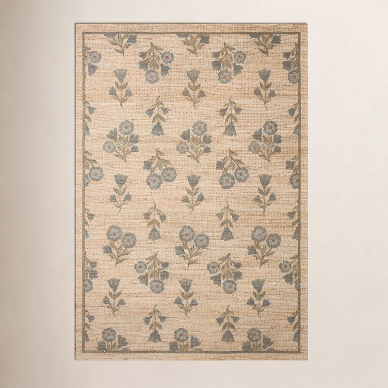 Chris Loves Julia x Loloi Rue Moss / Blue Area Rug | Wayfair North America