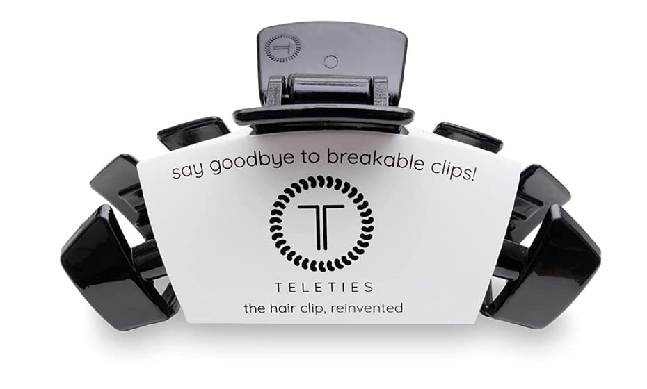 TELETIES - Medium Hair Clip - Strong Grip, Bendable Teeth, Comfortable Curved Design - Ideal for ... | Amazon (US)
