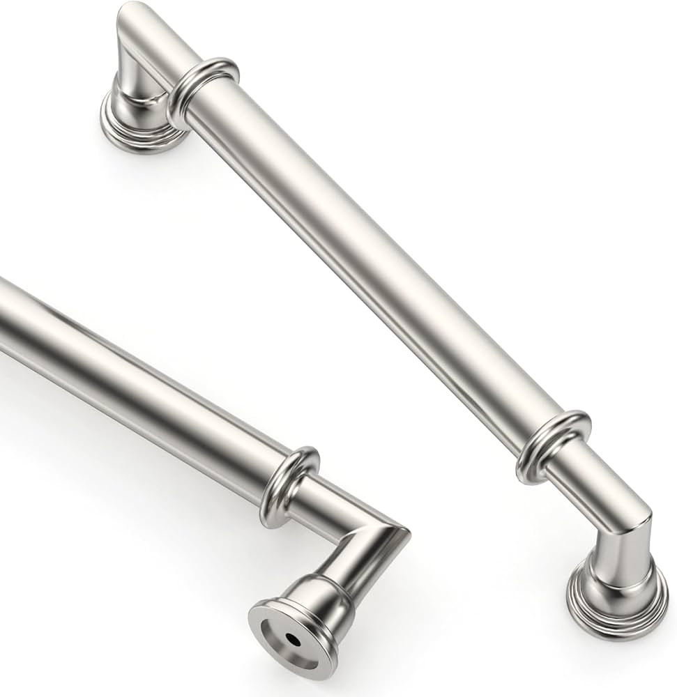 Asidrama 10 Pack 5 Inch(128mm) Brushed Satin Nickel Kitchen Cabinet Handles, Cabinet Pulls Kitche... | Amazon (US)
