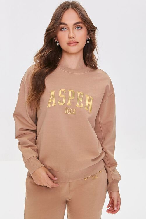 Embroidered Aspen Graphic Pullover | Forever 21 (US)