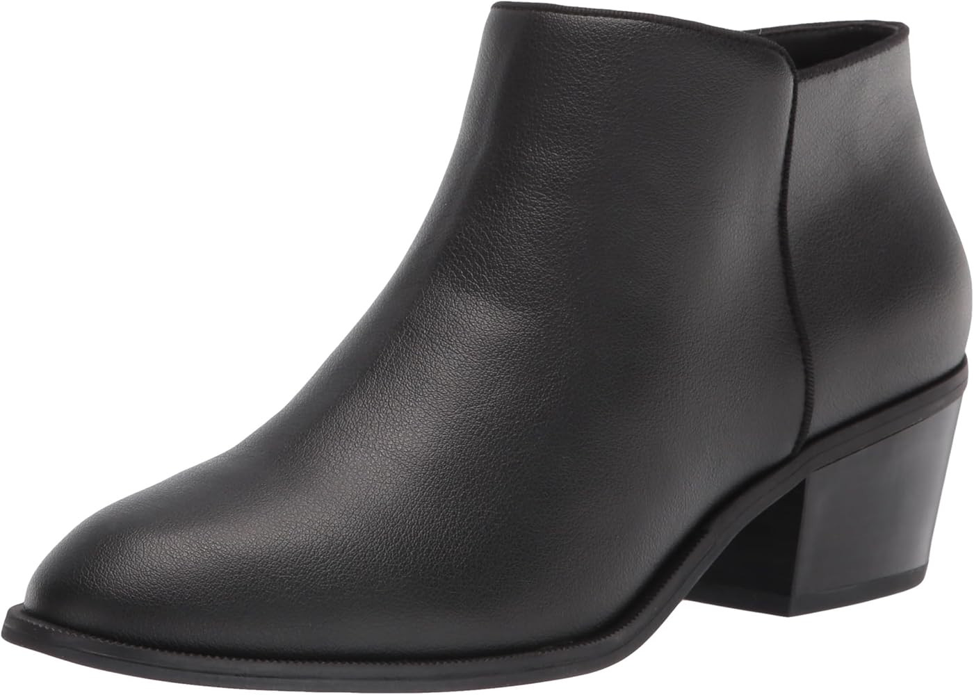 Amazon Essentials Women's Low Heel Ankle Boots with Side Zipper, Stacked Block Heel     Casual Bo... | Amazon (US)