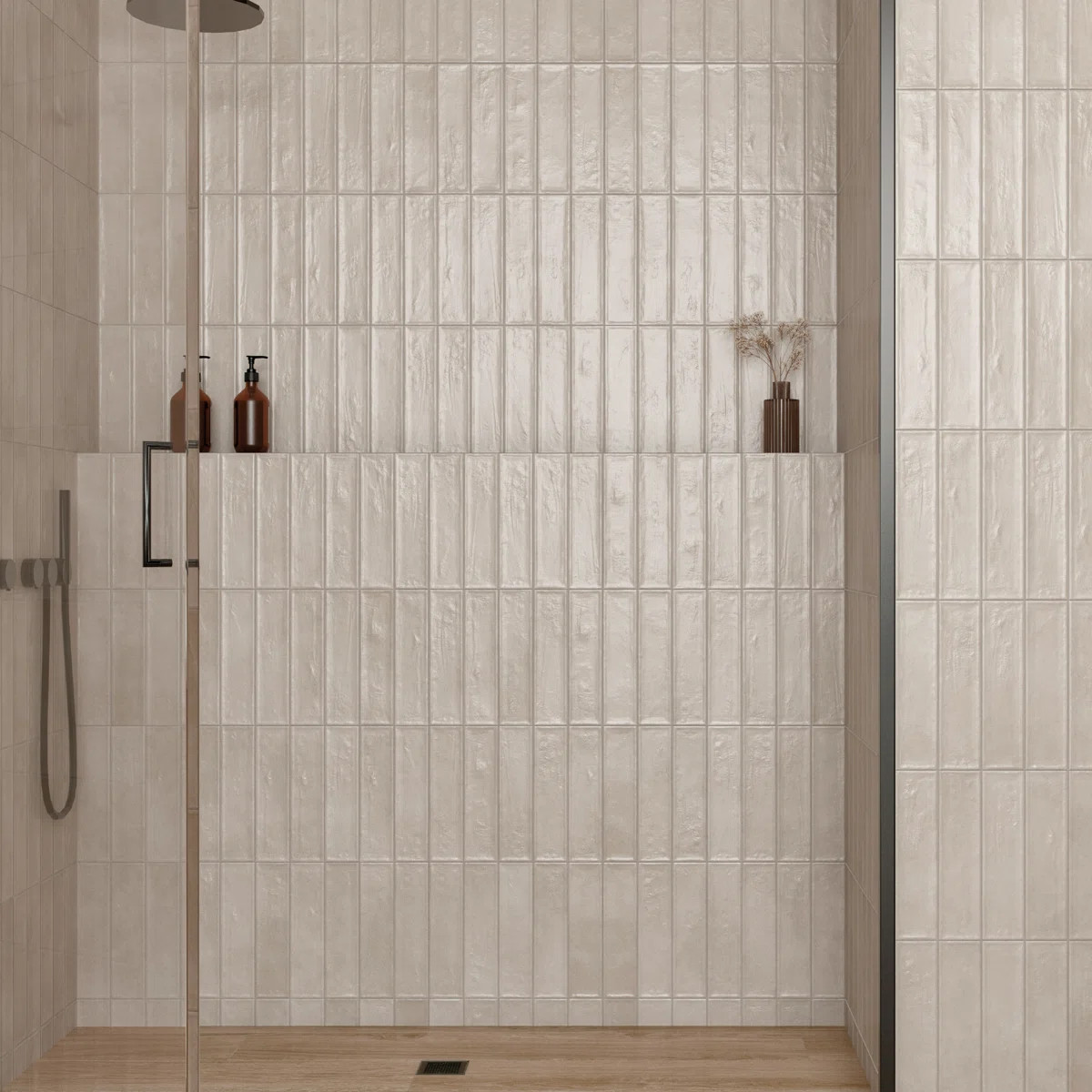 Tavira 2.95 In. X 11.81 In. Satin Ceramic Subway Wall Tile | Wayfair North America