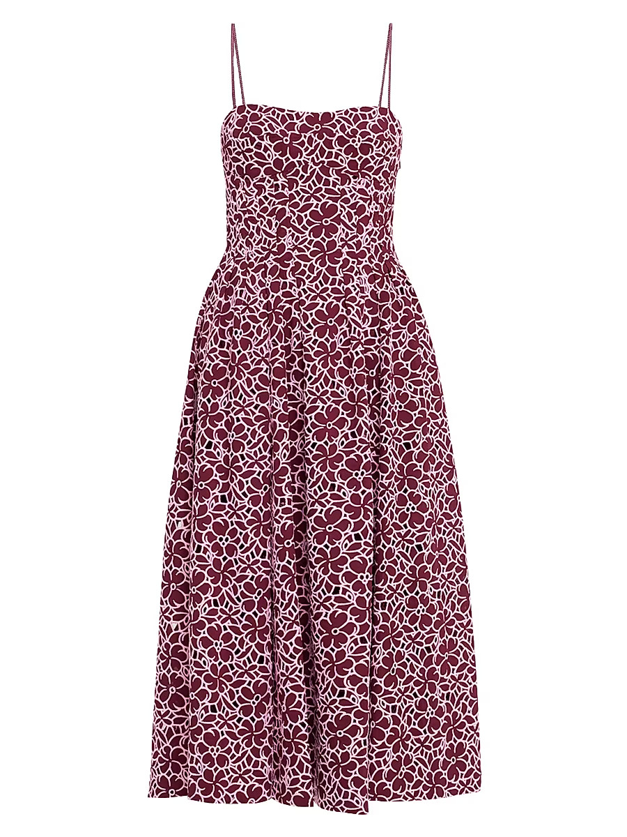 Women's Kittiya Cotton A-Line Midi-Dress - Size 2 | Saks Fifth Avenue