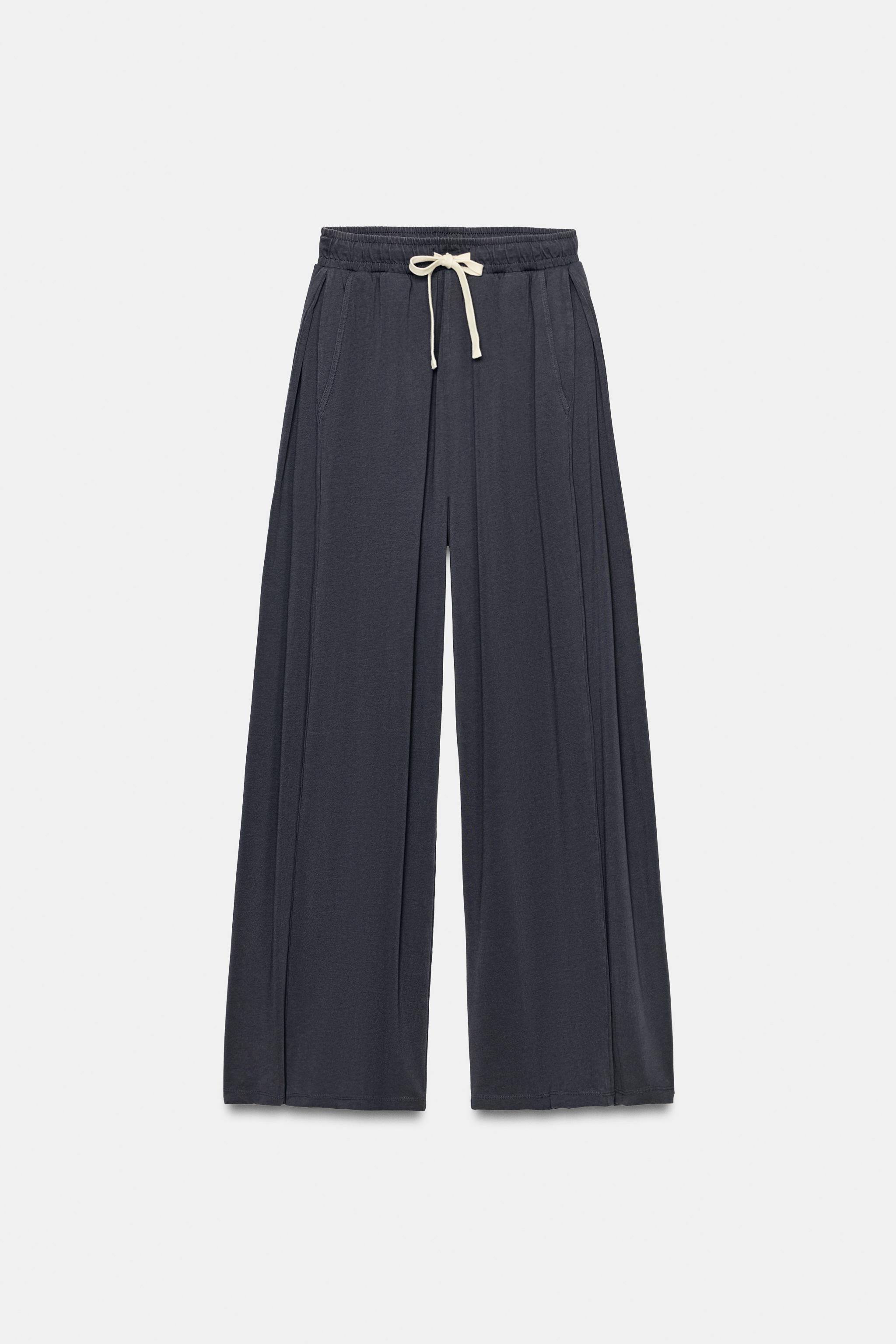 COTTON PLEATED TROUSERS | Zara US