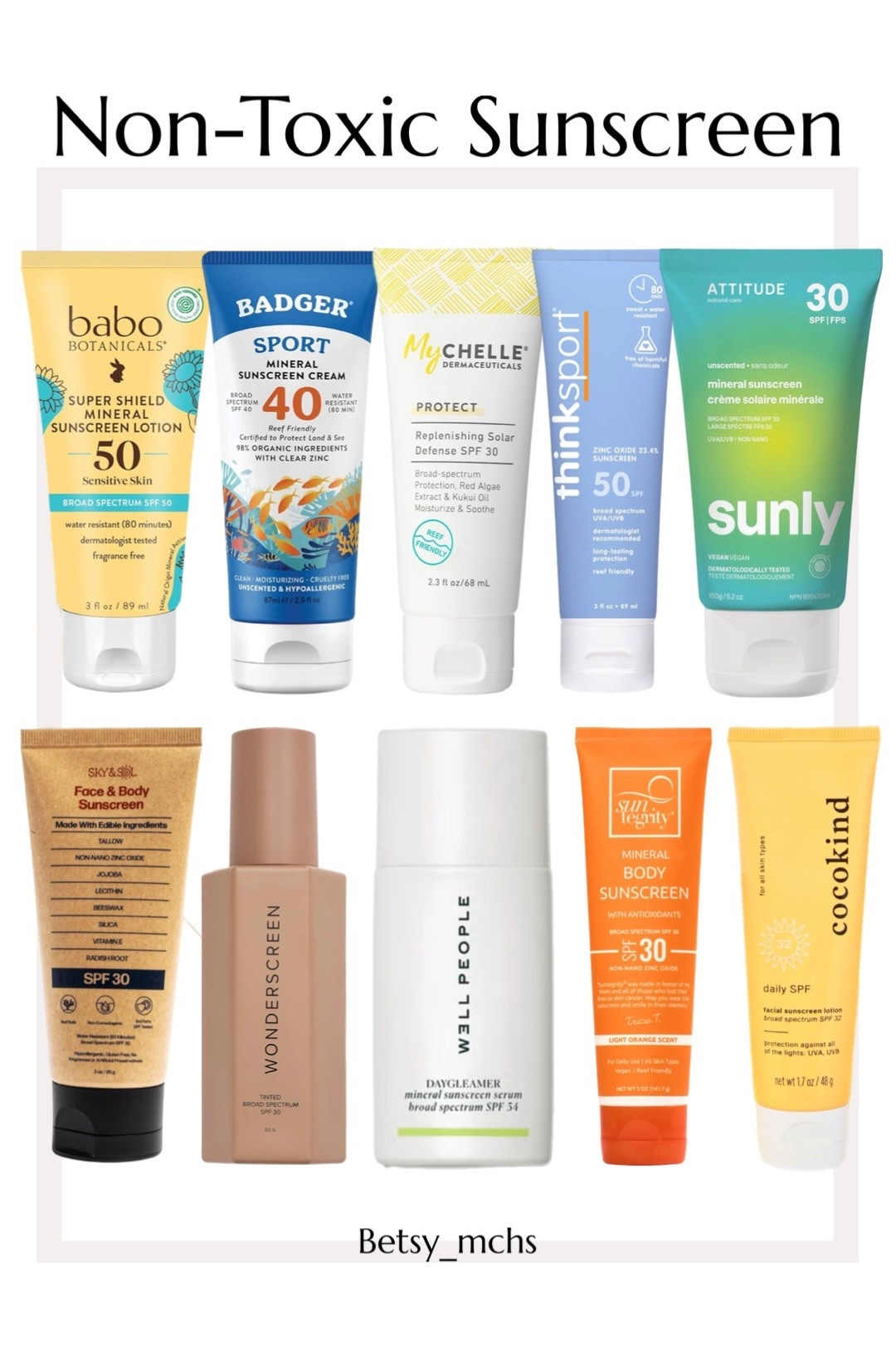 Non toxic sunscreen mineral based sunscreen 

#LTKFindsUnder50