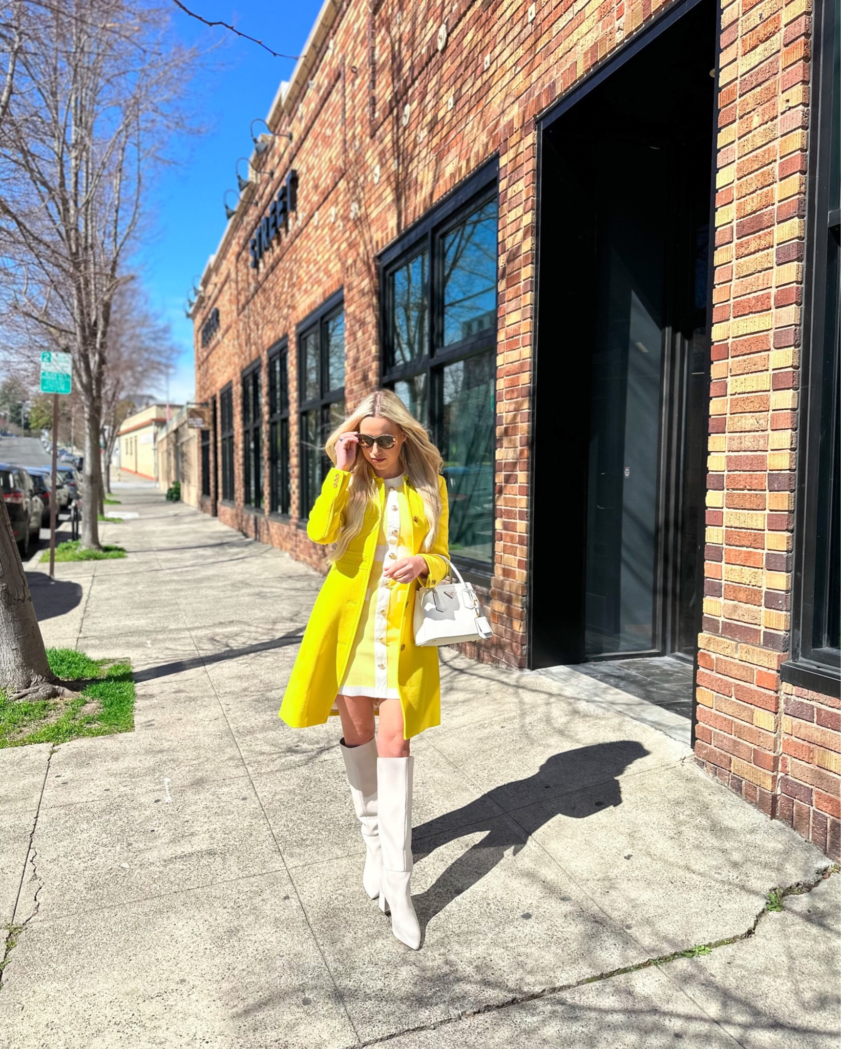 Spring layers! My coat is still available in a few different color ways linked below 💛

Coat: Size 2
Dress: Small

Preppy | Yellow | Wool Coat | Topcoat

#LTKstyletip #LTKSeasonal