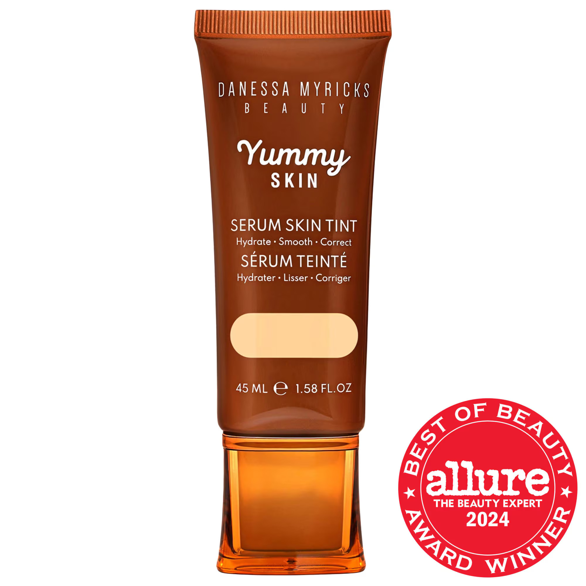 Danessa Myricks Beauty Yummy Skin Soothing Serum Skin Tint Foundation with Peptides + Ceramides 1 1.58 oz / 45 mL | Sephora (US)