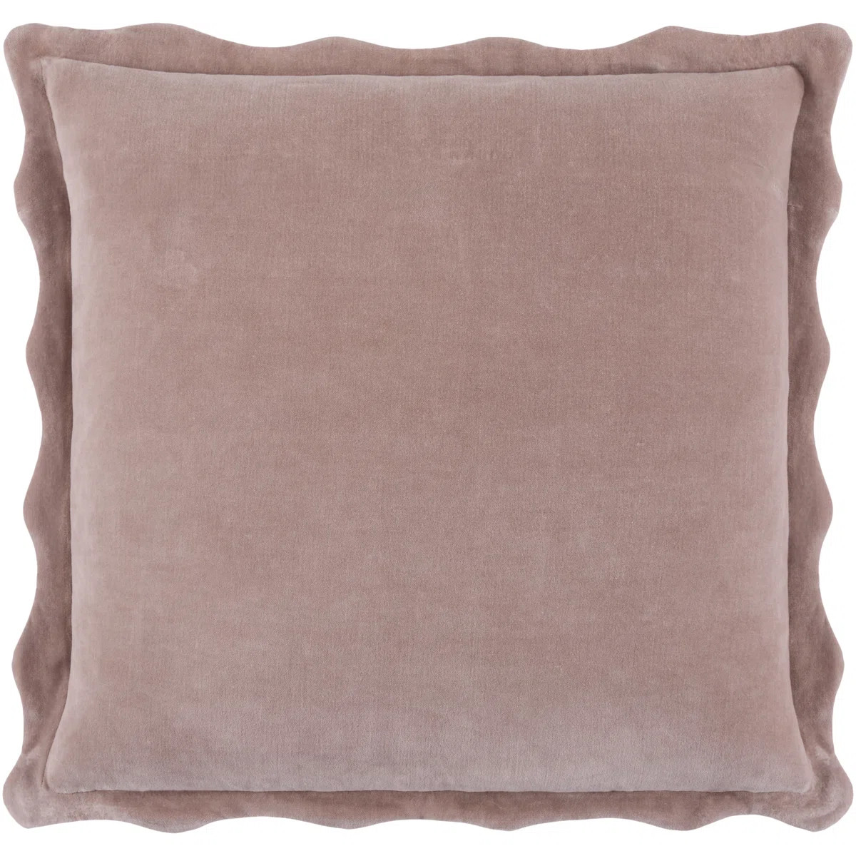 Collier Scalloped Edges Cotton Reversible Throw Pillow | Wayfair North America
