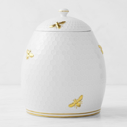 Williams Sonoma Honeycomb Figural Cookie Jar, Porcelain | Williams-Sonoma