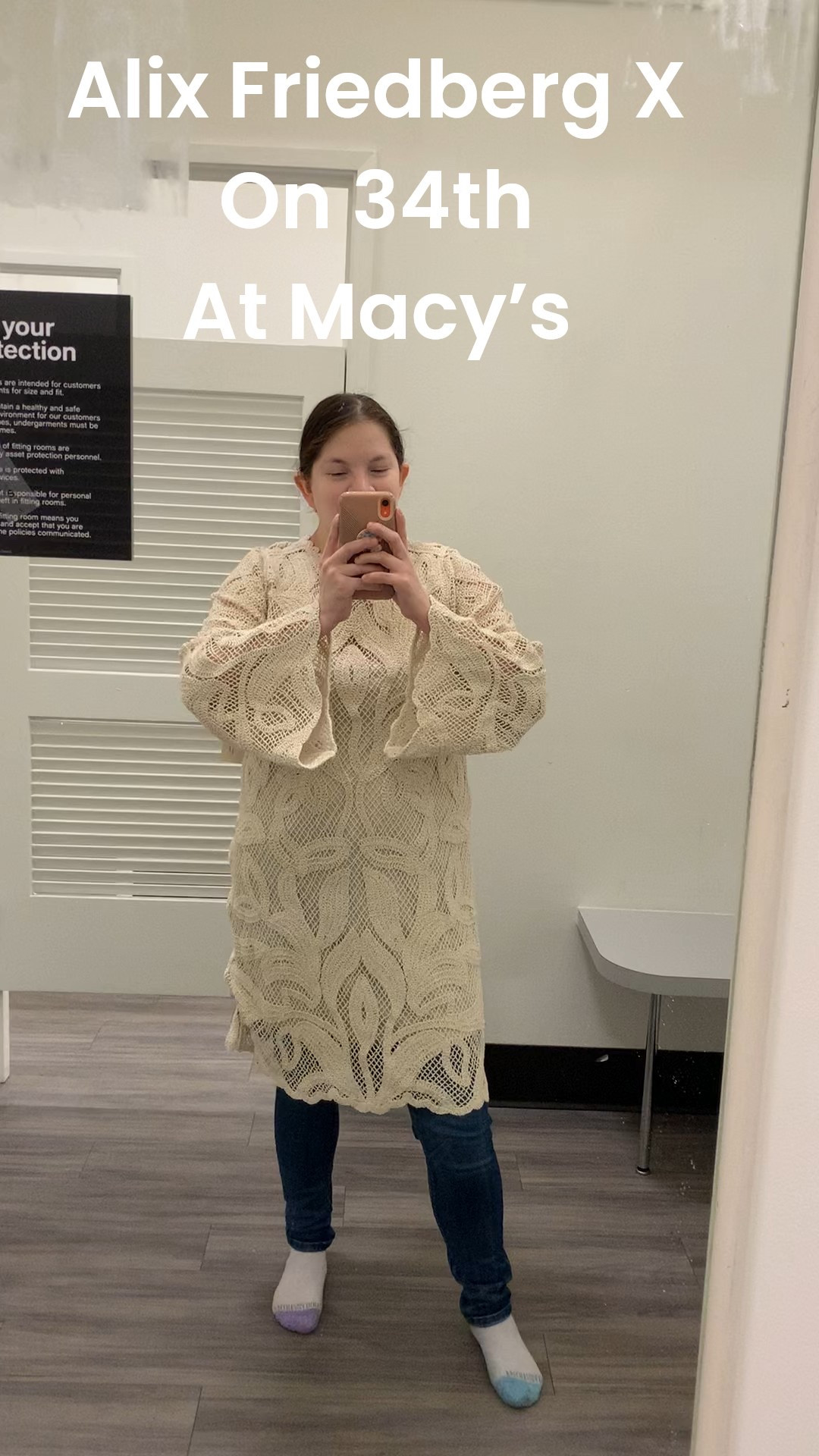 I tried this beautiful Palm Royal inspired Women’s Lace Shift Mini Dress from Alix Friedberg exclusively for On 34th at Macy’s in size 12. I realized this isn’t the right dress for me, but it’s absolutely beautiful and I do love the show Palm Royale. Anyone else love the fashion on Palm Royale? 

#LTKdayinmylife #LTKvlog #LTKMidsize