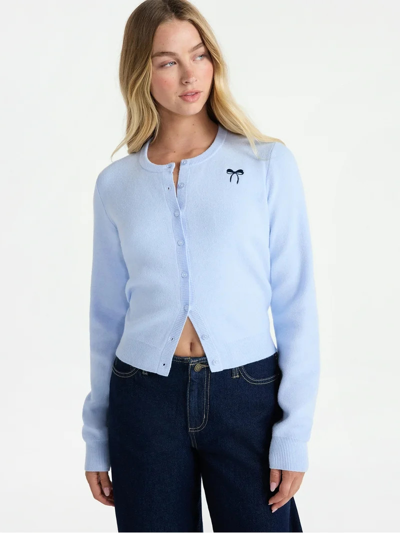 No Boundaries Fashion Icon Cardigan, Women's | Walmart (US)