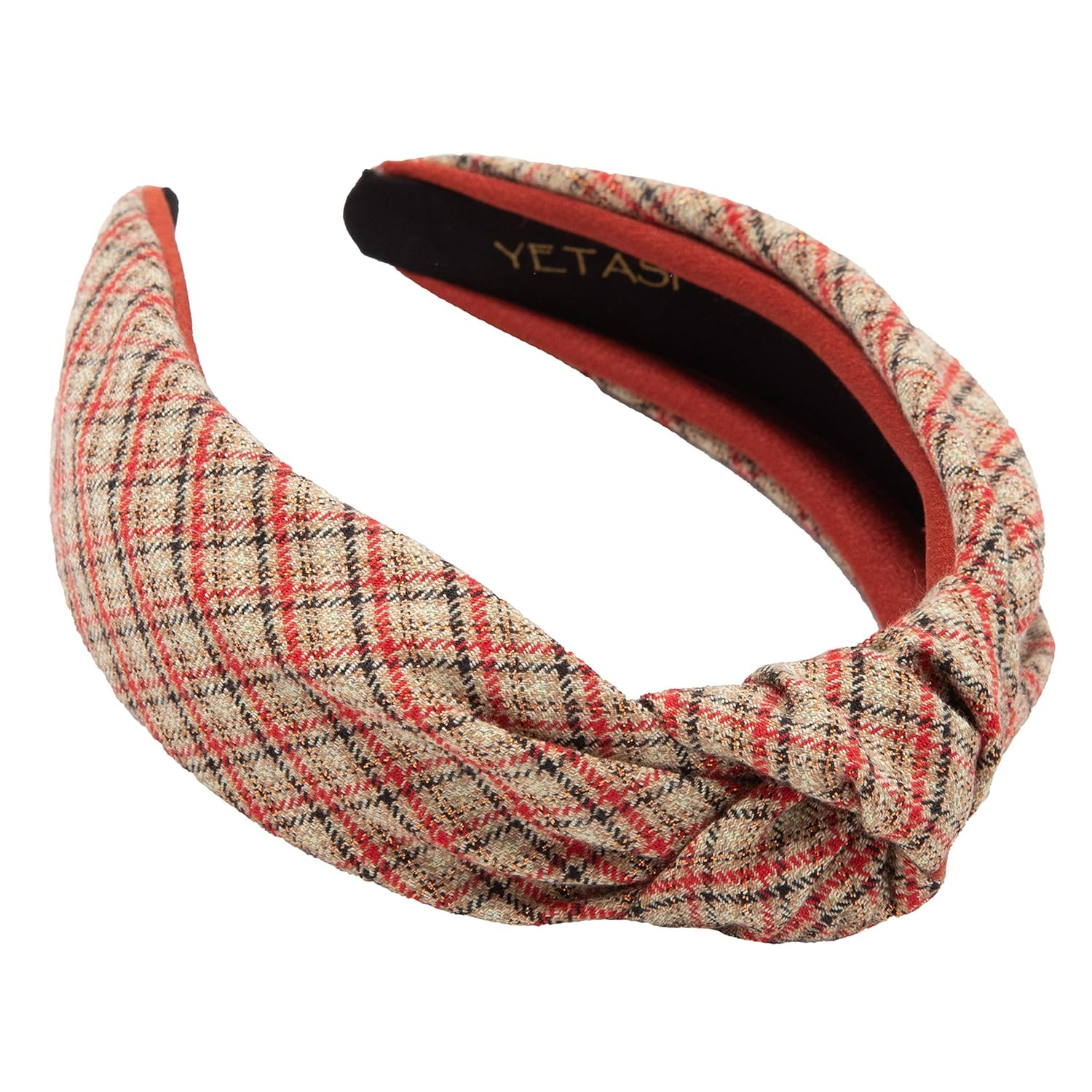 YETASI Red Headbands for Women is Classy. Plaid Knotted Headband for Women is a Well Made Cute He... | Amazon (US)