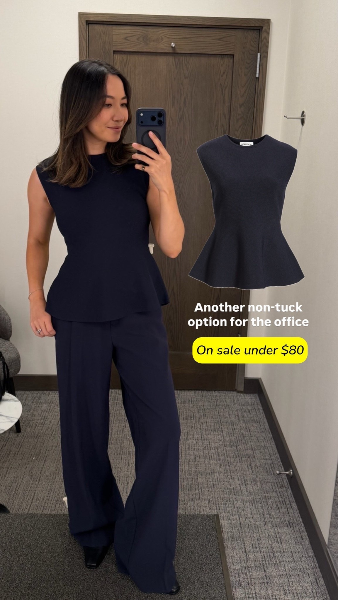Nsale work outfit - still in-stock! 

Peplum top — runs big, wearing xs, on sale under $80

Steve Madden defne boots (wearing last year’s version, linked to this year’s style)

Nordstrom anniversary sale / workwear / elevated staples / office outfit

#LTKootd #LTKSaleAlert #LTKWorkwear