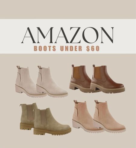 Amazon ankle boots under $60!



#LTKstyletip #LTKfindsunder100 #LTKsalealert