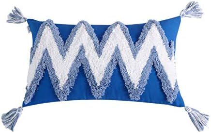 BOAIM HOMETEXTILES Tufted Throw Pillow Covers with Tassel Decorative Lumbar 100% Cotton Cushion C... | Amazon (US)