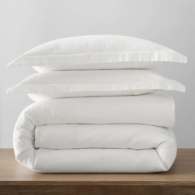 Jeffen Linen Blend Duvet Set | Wayfair North America
