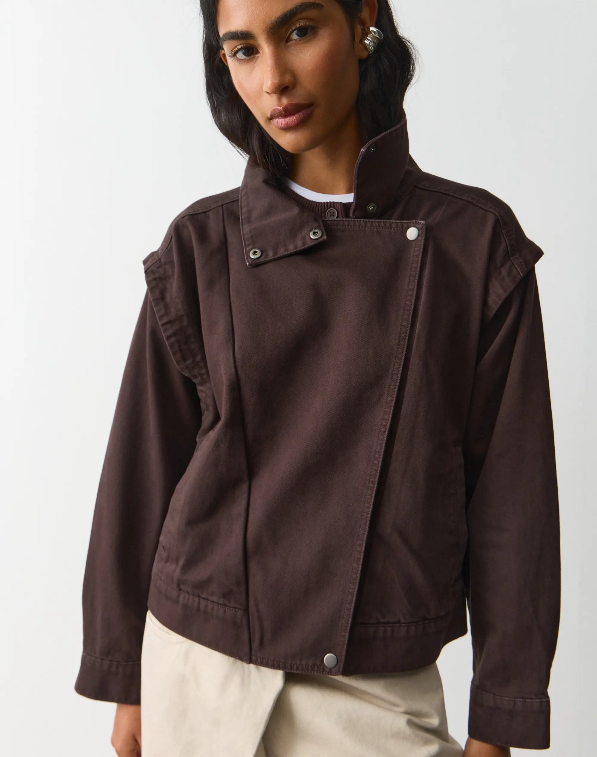 Denim Biker Jacket | Glassons (Australia)