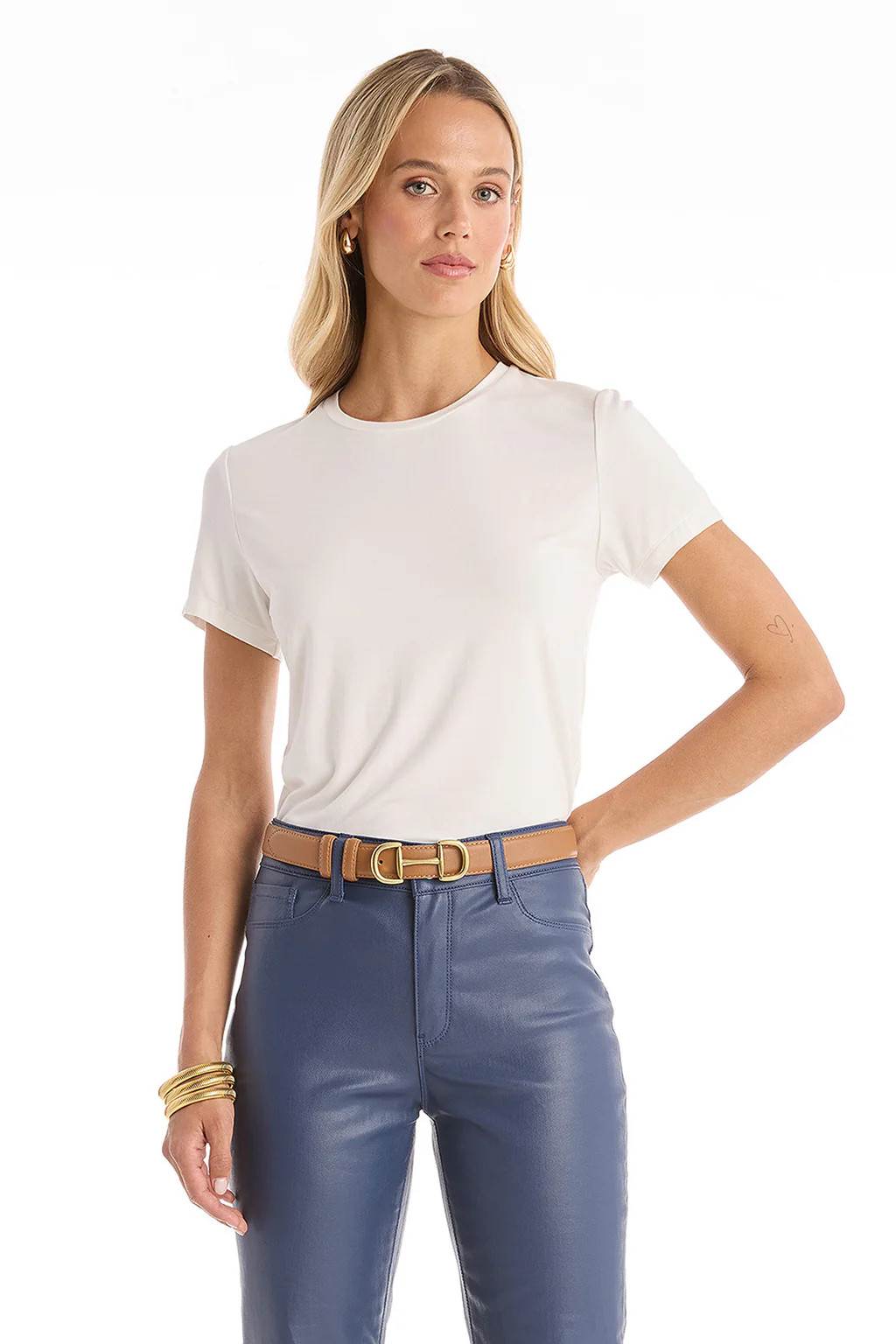 Amaya Ultra-Soft T-Shirt - White | The Noli Shop