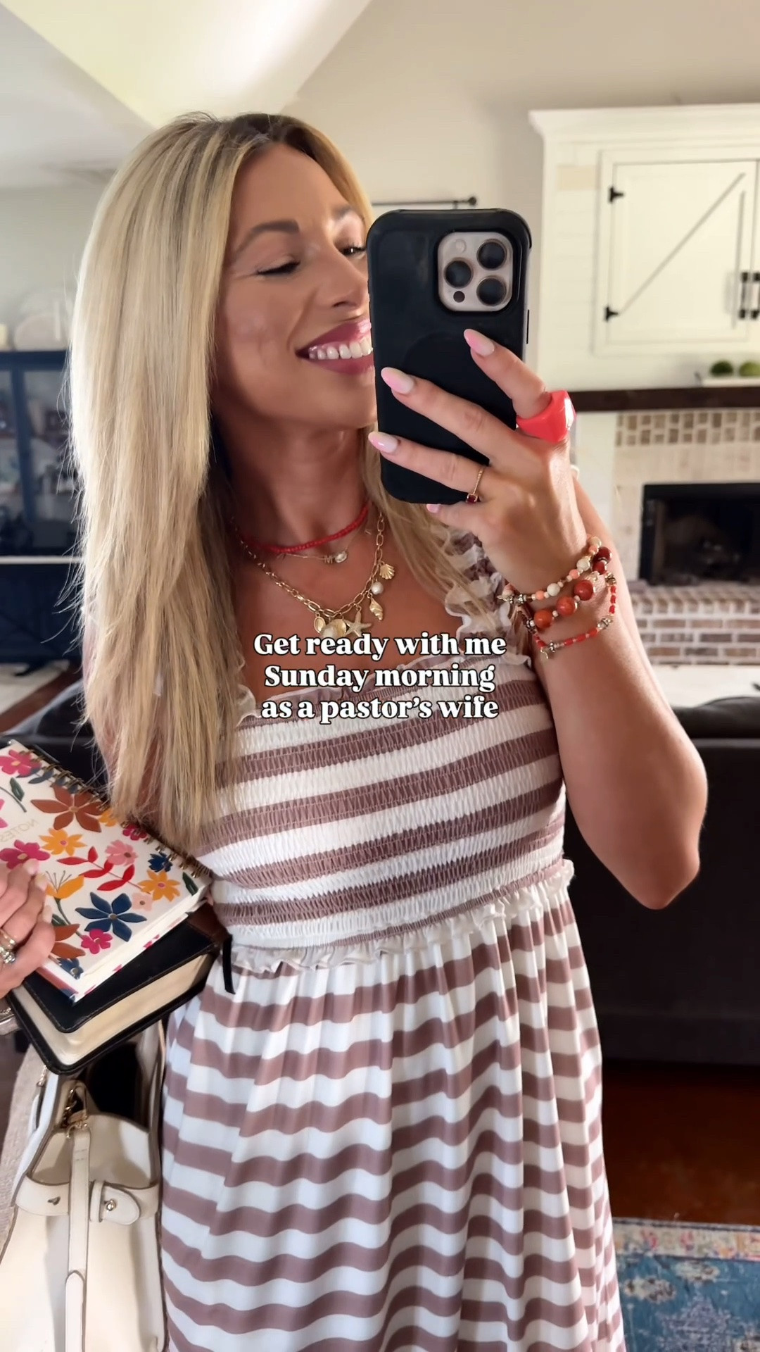 L!ke & say, “SUNDAY” to shop!✨🛍️ Get ready with me for church and talk about fashion and beauty from a relatable, but biblical perspective.

Makeup👉 https://bellame.com/l/YogwynG4q6
Gemstone bracelets 👉 www.jackiemariejewelry.com

Continued…
This lady now volunteers at a women’s home where she teaches Bible studies. 

When she told me her story, I was once again blown away by how amazing our God is!🥹

So many times we put God in a box and think there’s only one way to be a witness for Jesus. BUT when you surrender everything that you have to Jesus (because it all belongs to Him anyways), He can use all of you for His glory.

What is it that you have? Your gifts, the tugging on your heart? Give it to God. What do you enjoy? Use it to bring Him honor.

“God is in this story. God is in the details, even in the broken parts, He holds my heart; He never fails.”

“And that ye study to be quiet, and to do your own business, and to work with your own hands, as we commanded you.
That ye may walk honestly toward them that are without, and that ye may have lack of nothing.”
(I Thessalonians 4:11-12)

#christiangirl #over40style #femininestyle #ditl #vlog

#LTKgrwm #LTKdayinmylife #LTKOver40