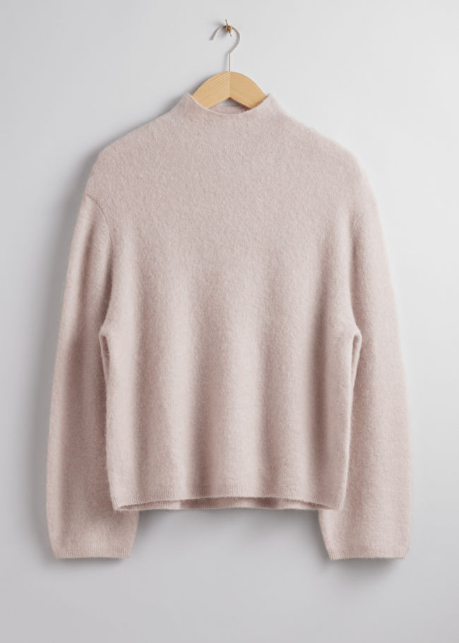 Mock-Neck Knit Sweater | & Other Stories US