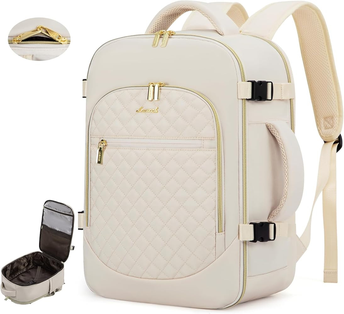 LOVEVOOK Carry on Backpack, 30L Travel Backpack for Women Airline Approved,Luggage Business Weeke... | Amazon (US)