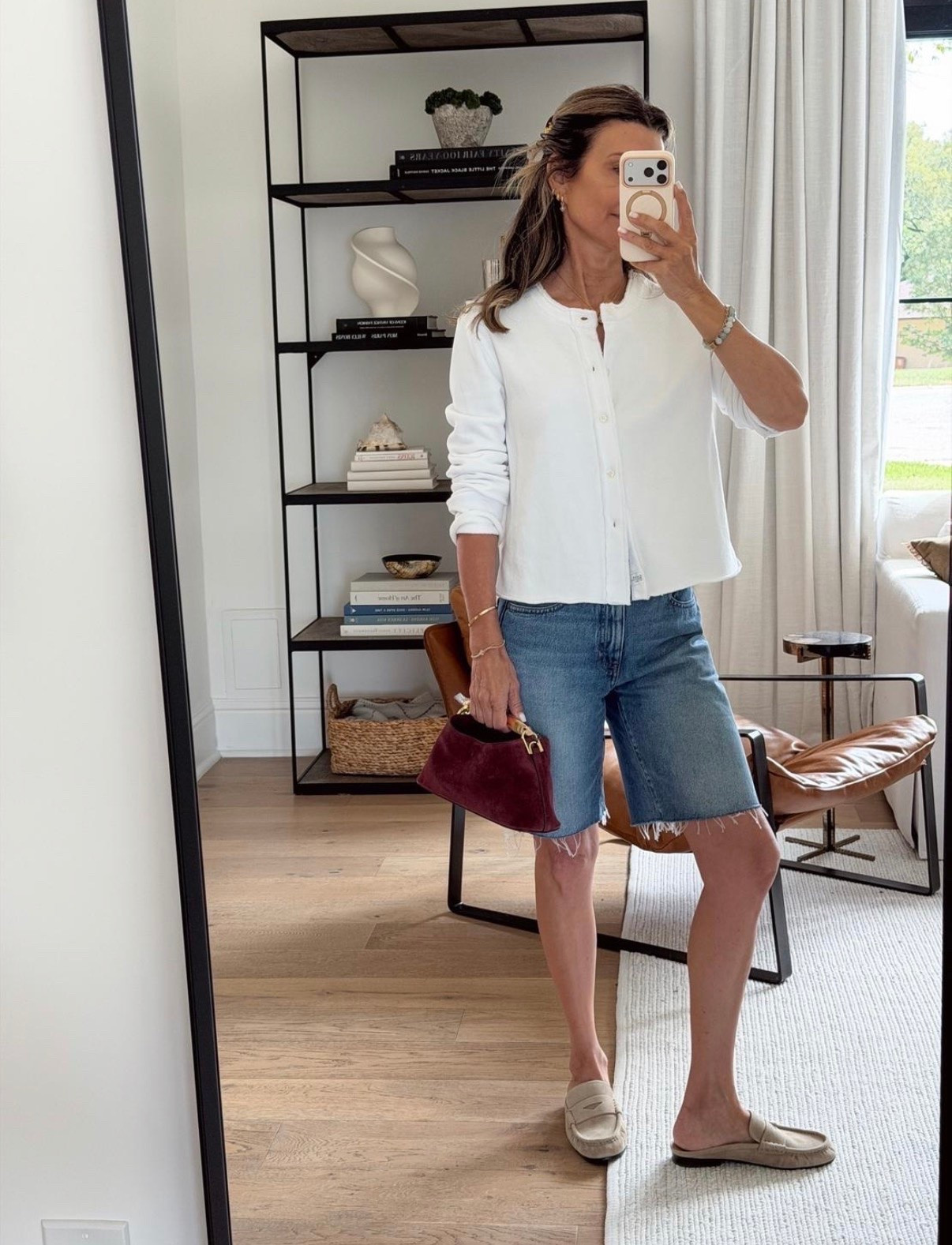 I’m 5’6’’
-top size XS @Frank & Eileen 
-shorts TTS @jcrew

#LTKootd #LTKOver40 #LTKSeasonal