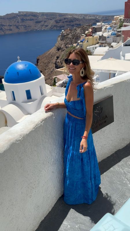 All of the outfits I wore on our Greece trip to Santorini and Mykonos! I loved the blue dresses the most! Usually in size small or Xs! Let me know if you have sizing questions!  

Greece, travel, Santorini, holiday, vacation dresses, swimsuits, vetchy, montce swim

#LTKSummerSales #LTKTravel #LTKSwim