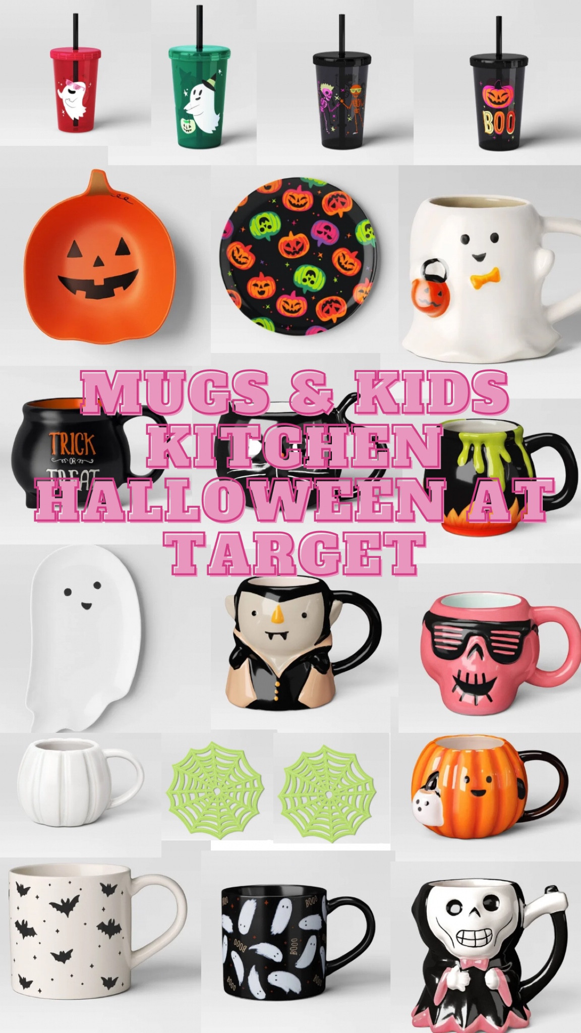 New Halloween mugs at target! $5 mugs at target. Kids plates, cups, placemats and more 

#LTKFindsUnder50 #LTKSeasonal #LTKHome