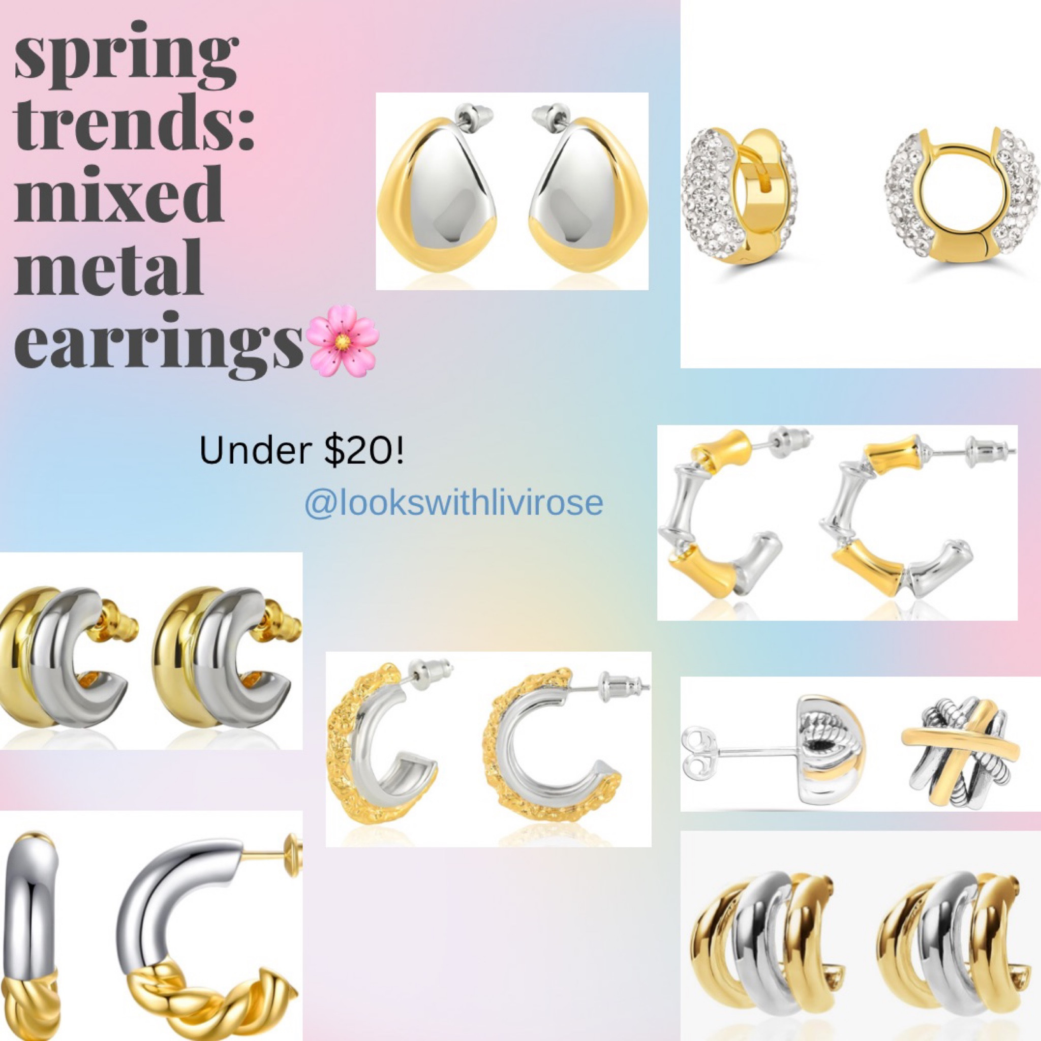 Love all of these! Mixing metals is IN!

#LTKstyletip #LTKsalealert #LTKfindsunder50