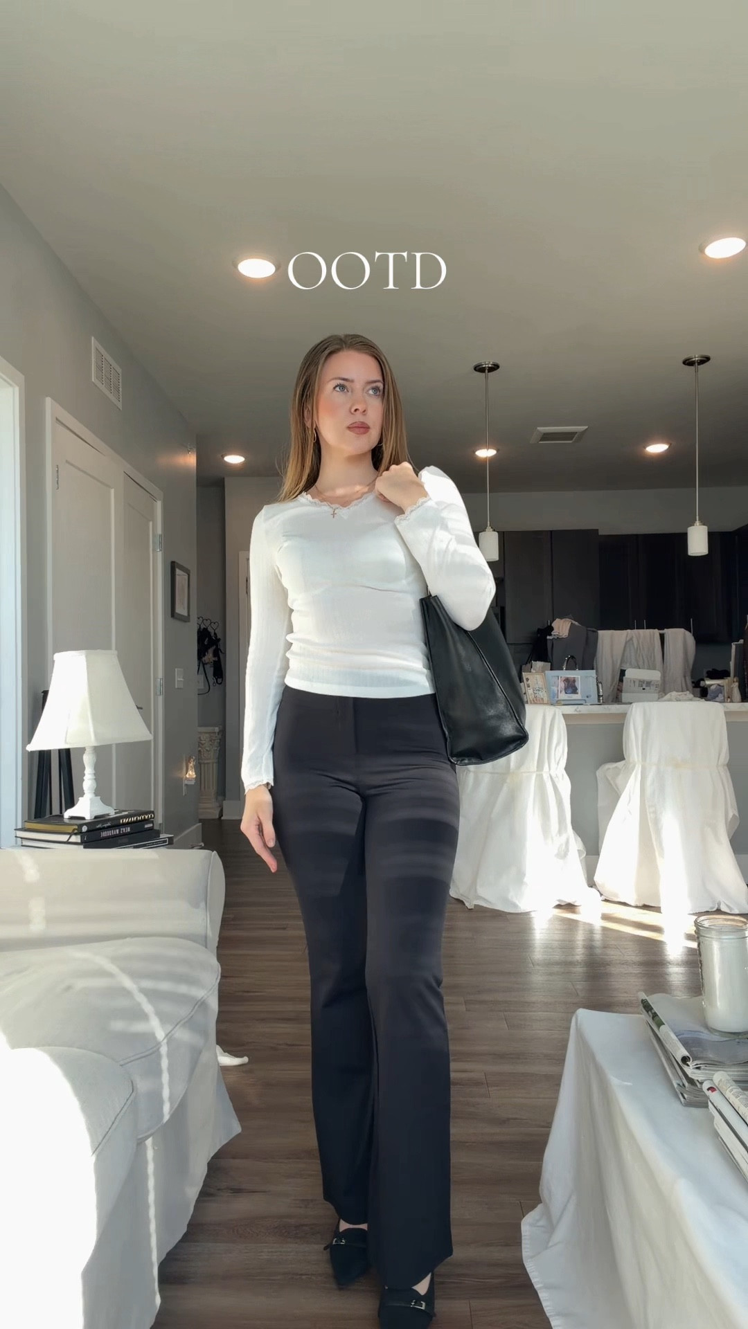 A chic black and white work outfit of the day! 

#LTKStyleTip #LTKItBag #LTKWorkwear