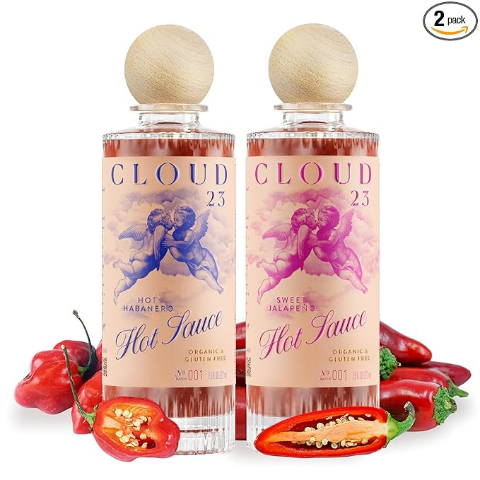 Cloud23 Hot Sauce Variety pack - Hot Habanero & Sweet Jalapeno - Bold Pepper Flavors with Tangy L... | Amazon (US)