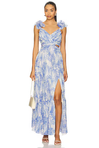 ASTR the Label Fritillaria Dress in Blue Floral from Revolve.com | Revolve Clothing (Global)