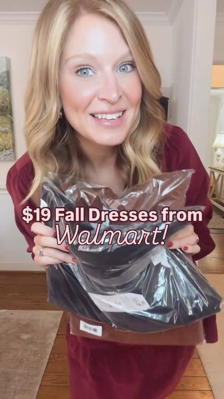 Must-have fall dress! 🥰 

Every year Walmart releases a version of this corduroy dress, and it seems to just get better each time! They’re so soft, comfortable, and under $20! Fits tts - I’m in a M. 
Be sure to check for in-store pickup near you!

#walmart #walmartfinds #walmartfashion #falldress #fallfashion #dresslover #walmartstyle