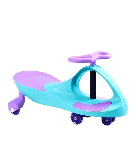 Turquoise Premium LED-Wheel Swing Car Ride-On | Zulily