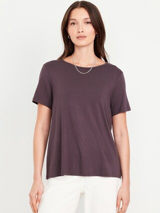 Luxe Crew-Neck T-Shirt | Old Navy (US)