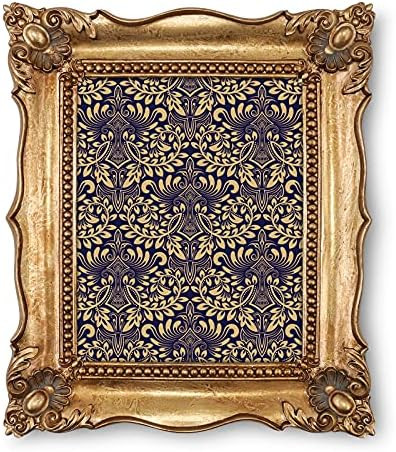 SIMON'S SHOP 8x10 Picture Frame Baroque Picture Frames 8x10 Vintage Photo Frames 10 x 8 in Bronze | Amazon (US)
