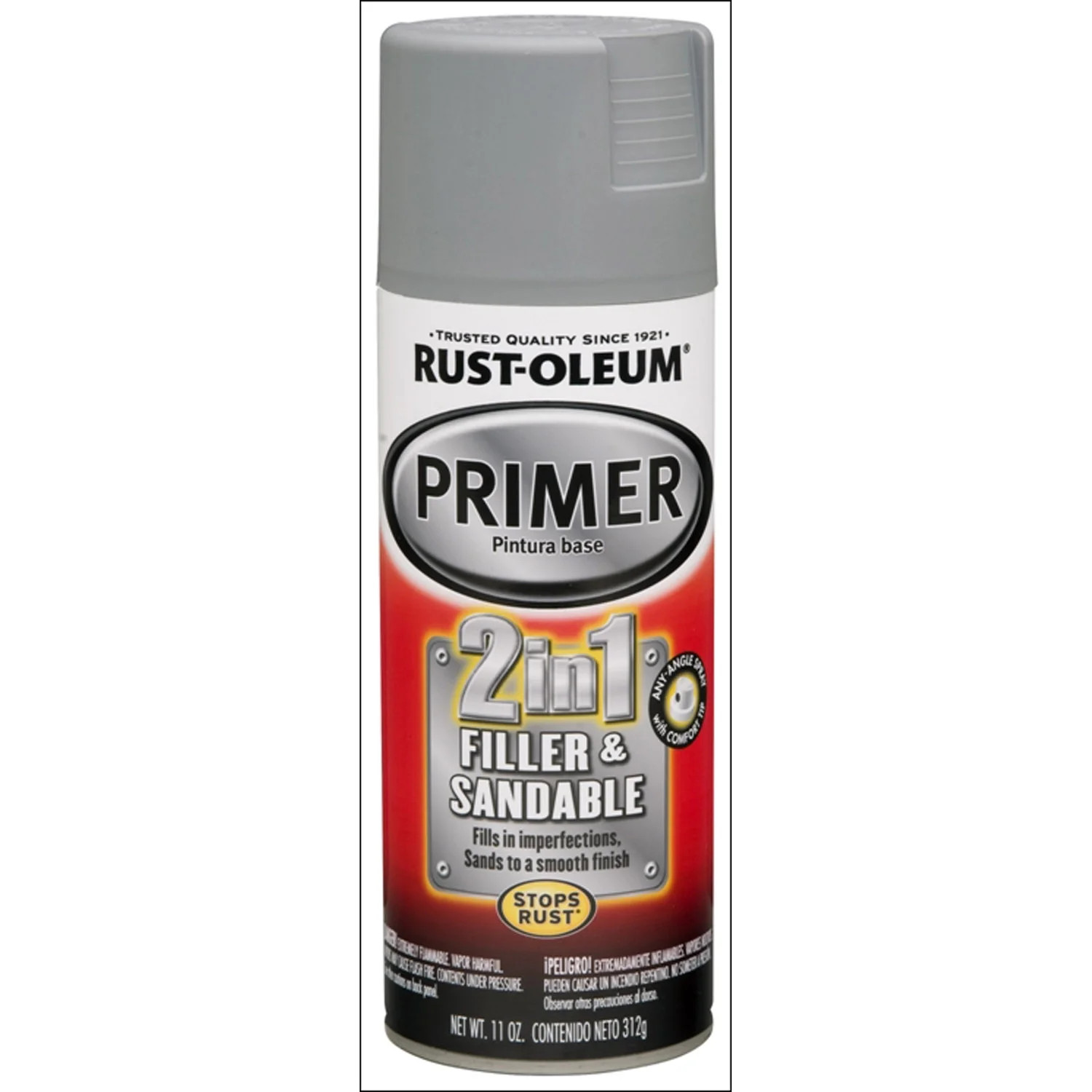 Gray, Rust-Oleum Automotive Sandable Primer Spray , 12 Oz - Walmart.com | Walmart (US)