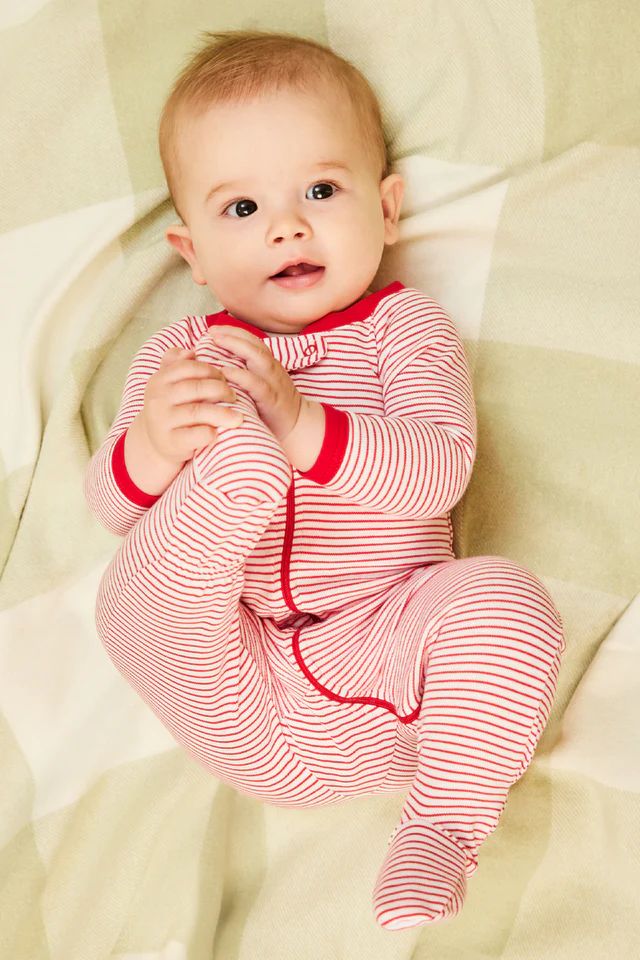 Baby Sleeper in Classic Red | LAKE Pajamas