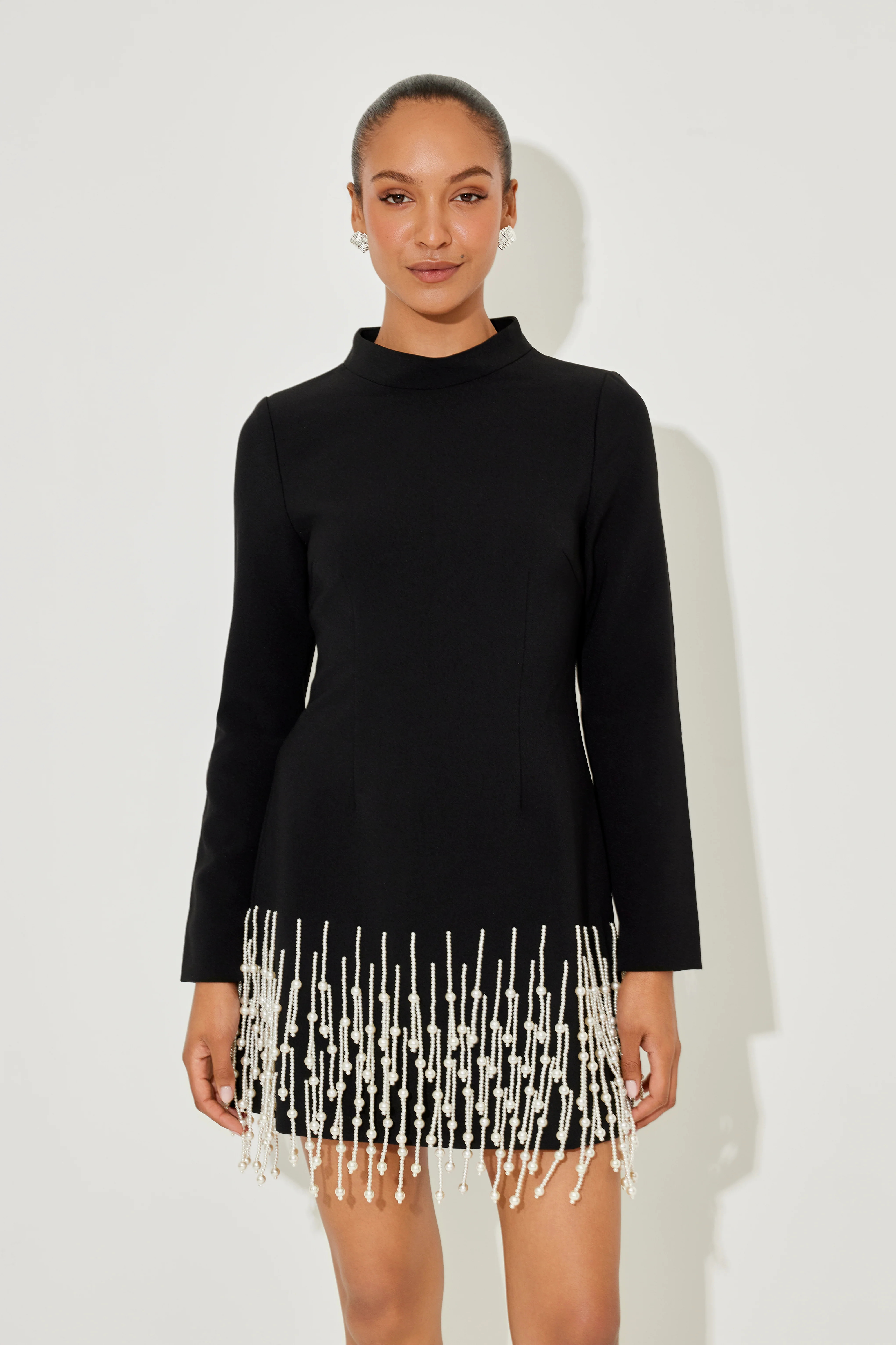 Pearl Sleeved Dress | Odd Muse