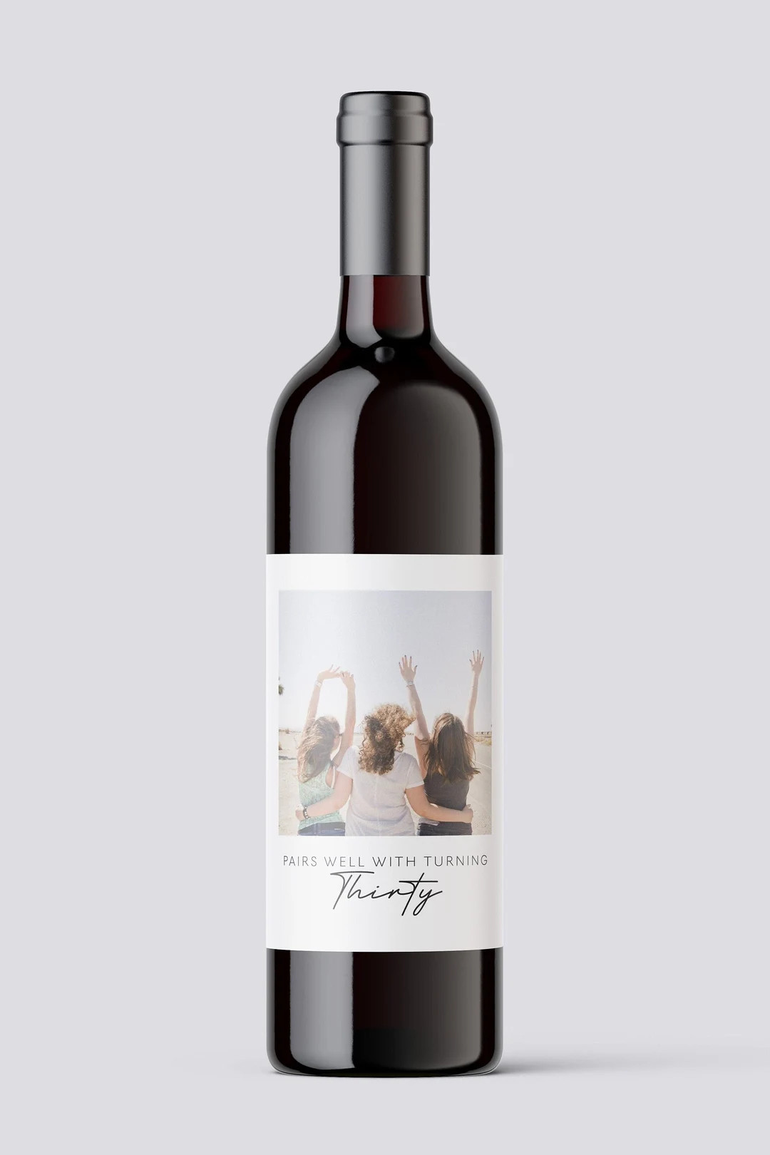 Custom Photo Wine Label, Engagement Wine Label Gift, Wedding Gift, Birthday Gift Ideas, Couple Gi... | Etsy (US)