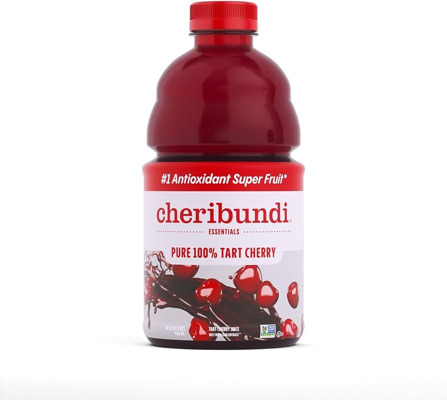 Cheribundi PURE Tart Cherry Juice - 100% Pure , No Sugar added - Pro Athlete Post Workout Recover... | Amazon (US)