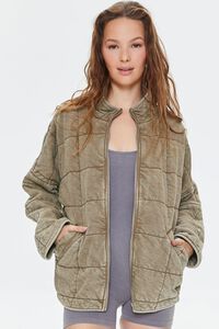 Quilted Zip-Up Jacket | Forever 21 | Forever 21 (US)