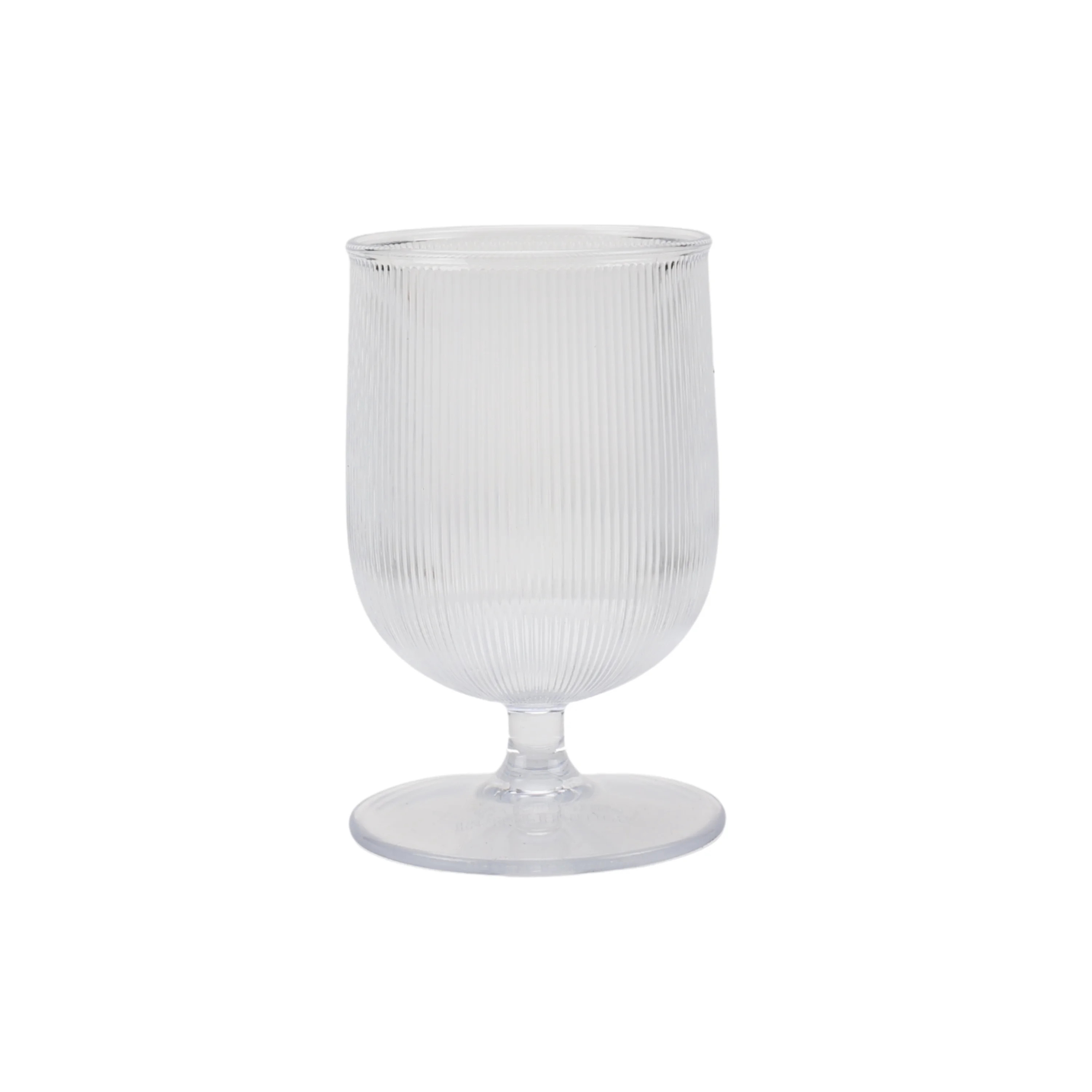 Better Homes and Gardens 12-Ounce Clear Tritan Ribbed Goblet | Walmart (US)