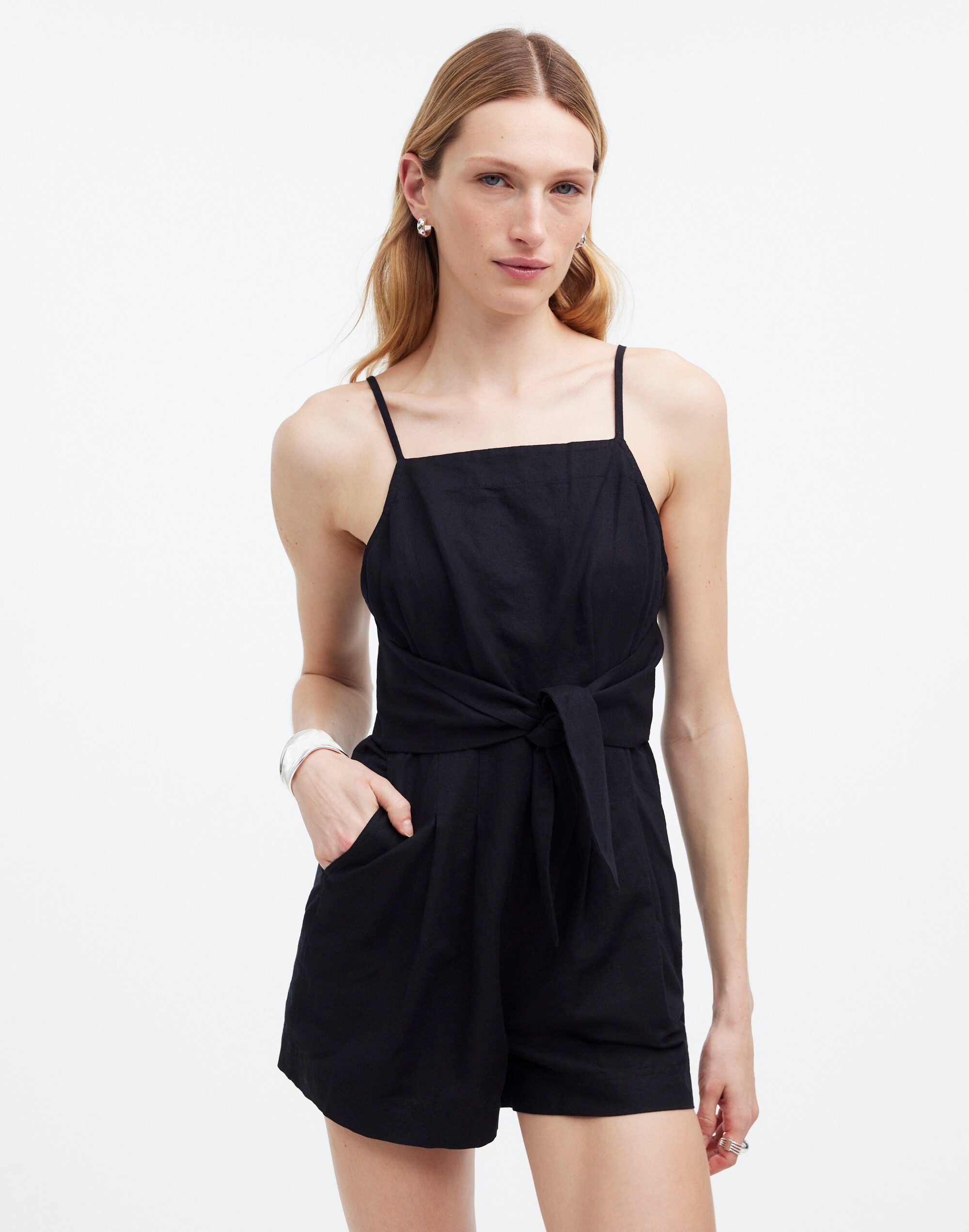 Tie-Waist Romper | Madewell